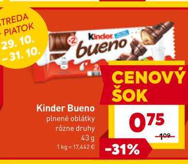 Kinder Bueno 43 g