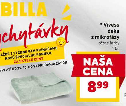 Vivess deka z mikrofázy rôzne farby