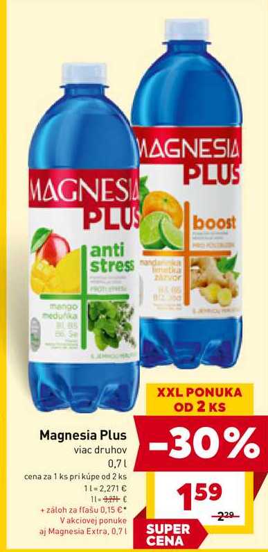 Magnesia Plus viac druhov 0,7l
