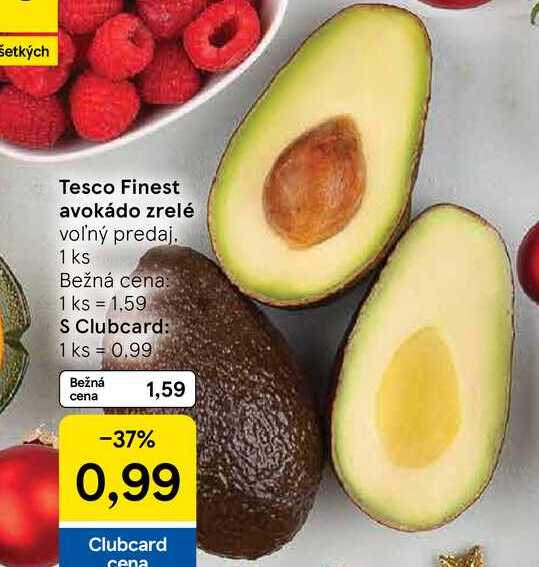 Tesco Finest avokádo zrelé voľný predaj 1 ks