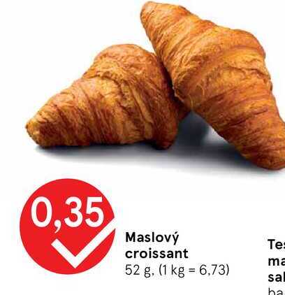 Maslový croissant 52 g