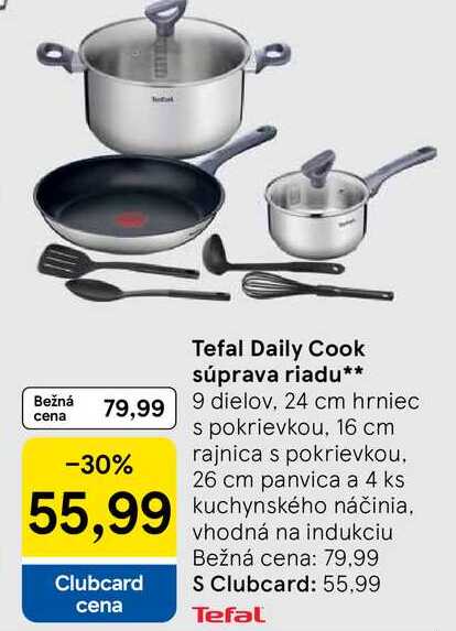 Tefal Daily Cook súprava riadu 9 dielov 