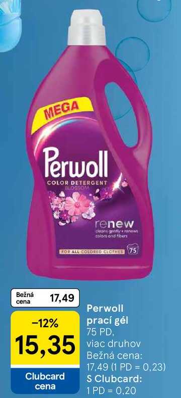 Perwoll prací gél 75 PD