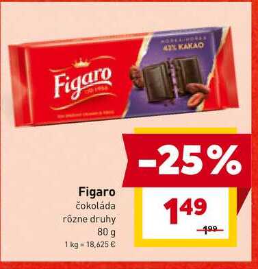 Figaro čokoláda 80 g