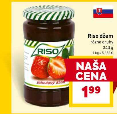 Riso džem rôzne druhy 340g