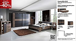 Program BELLEVUE - Posteľ s nočnými stolíkmi