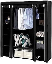 Textilná šatníková skriňa