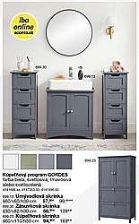 Kúpeľňový program GORDES - Kúpeľňová skrinka