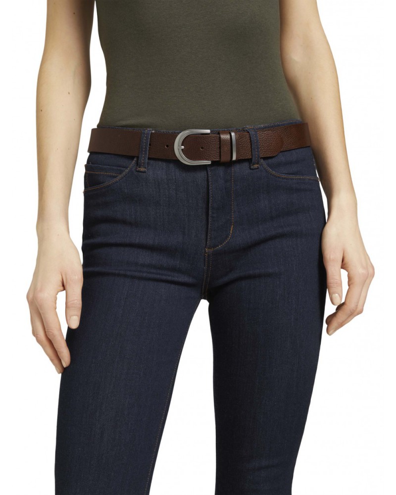 Opasok TOM TAILOR dámsky kožený 00711-003 6700