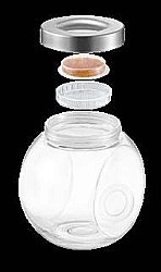 Kapsula na dózu  s vysušujúcim uzáverom 4FOOD