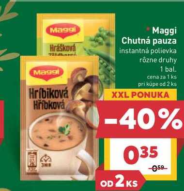 Maggi instantná polievka rôzne druhy 1 bal. 