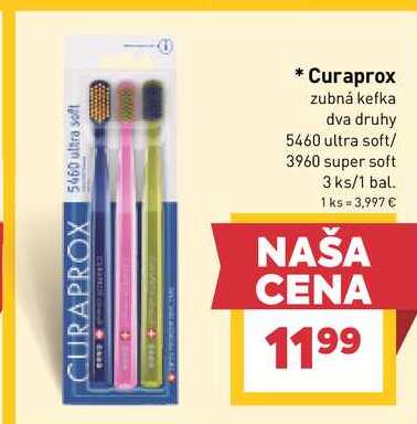 Curaprox zubná kefka dva druhy 5460 ultra soft/ 3960 super soft 3ks/1 bal.