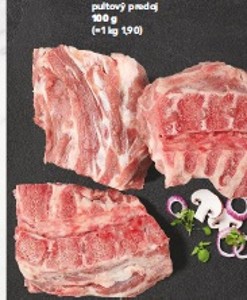 Bravčové rebierka z krkovičky