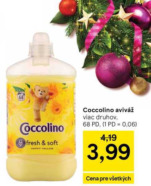 Coccolino aviváž viac druhov 68 PD
