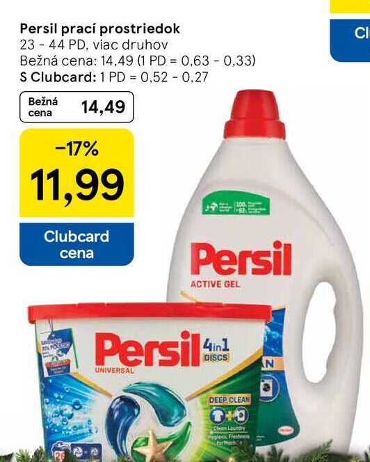 Persil prací prostriedok 23 44 PD, viac druhov