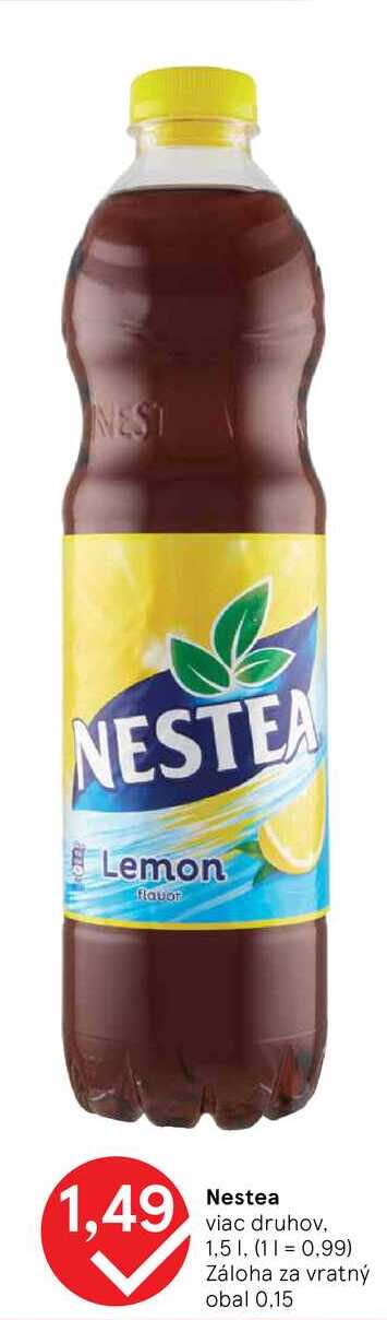 Nestea viac druhov, 1,5l