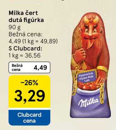 Milka čert dutá figúrka 90 g 