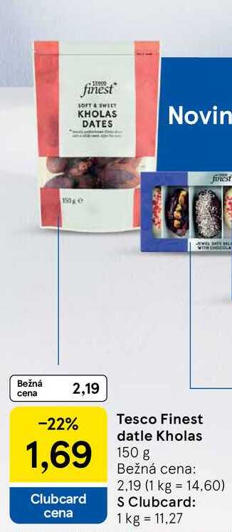 Tesco Finest datle Kholas 150 g