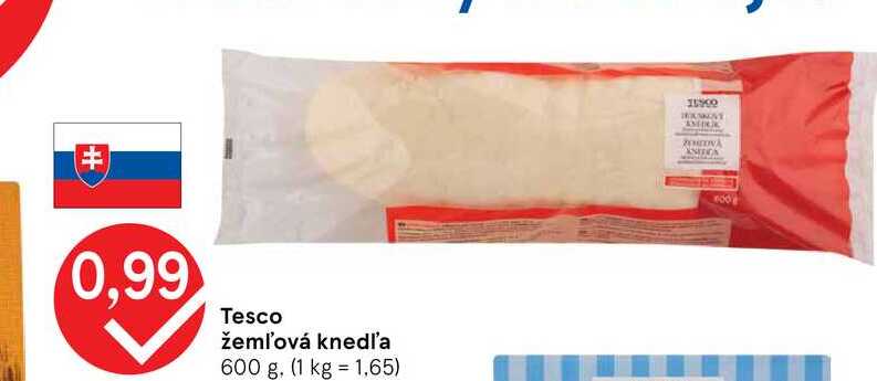 Tesco žemľová knedľa 600 g
