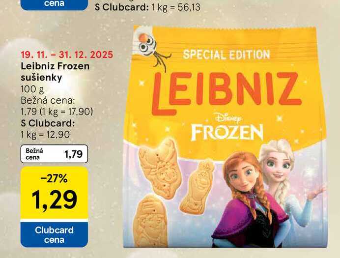 Leibniz Frozen sušienky 100 g