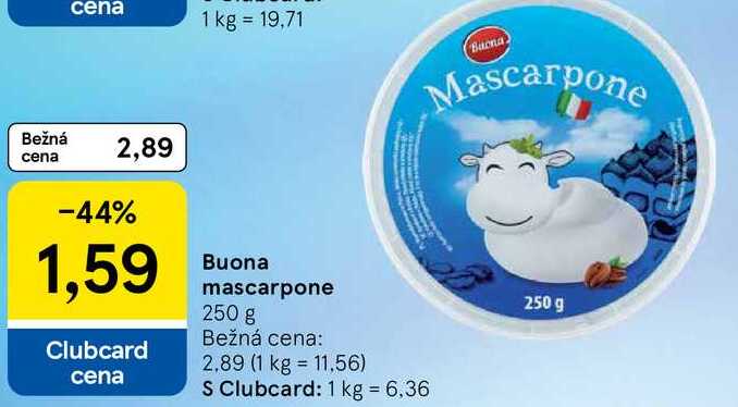 Buona mascarpone 250 g 