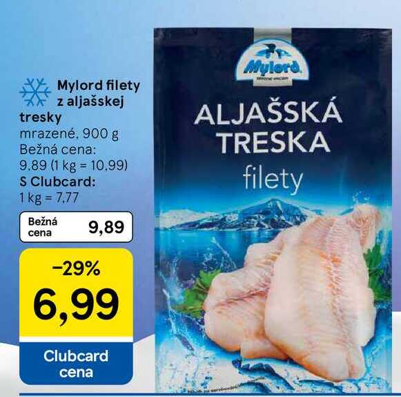 Mylord filety z aljašskej mrazené, 900 g