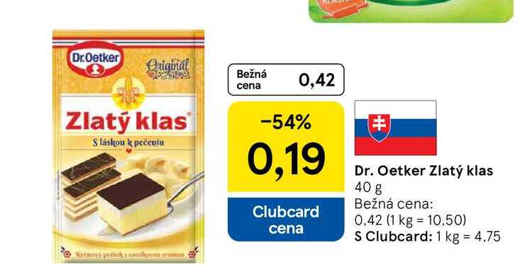 Dr.Oetker Originál Zlatý klas 40g