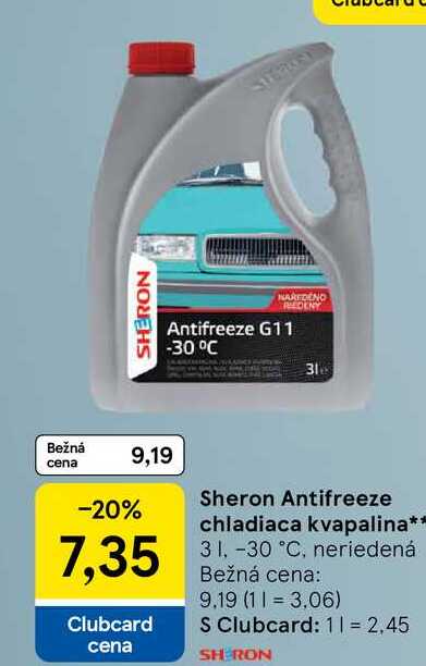 Sheron Antifreeze chladiaca kvapalina 3l