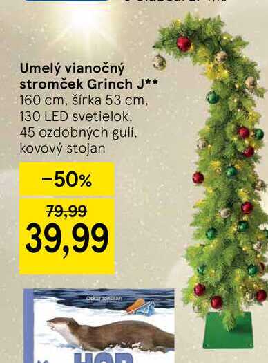 Umelý vianočný stromček Grinch J 160 cm