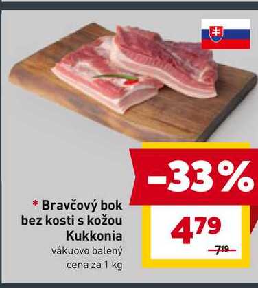 Bravčový bok bez kosti s kožou 1kg