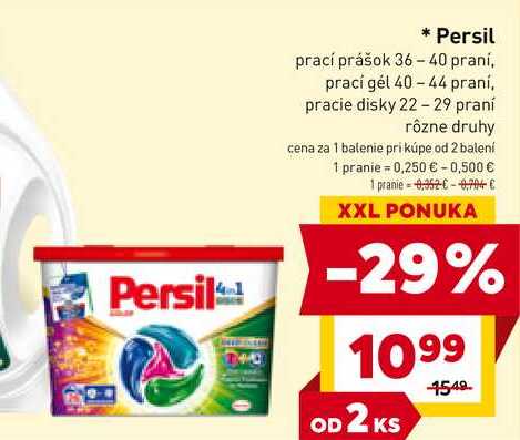 Persil prací prášok 36-40 praní