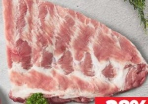 Bravčové rebierka z bôčika