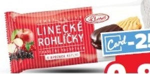 Linecké rožteky s ovocnou náplňou