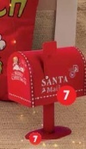 Vianočná dekoračná poštová schránka*