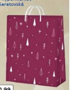 Vianočná darčeková taška