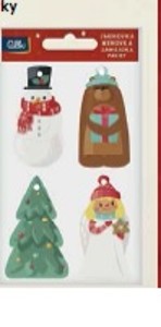 Vianočné menovky na darčeky