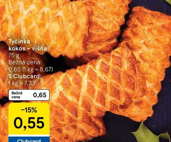 Tyčinka kokos - višňa 75g