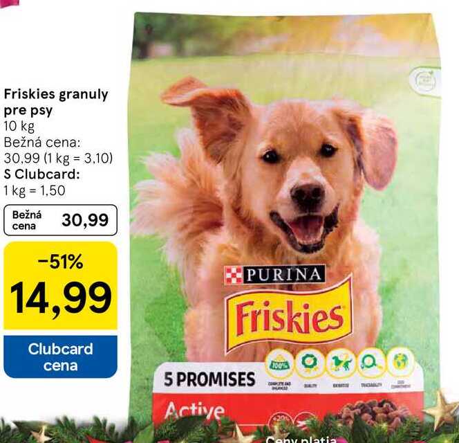 Friskies granuly pre psy 10 kg