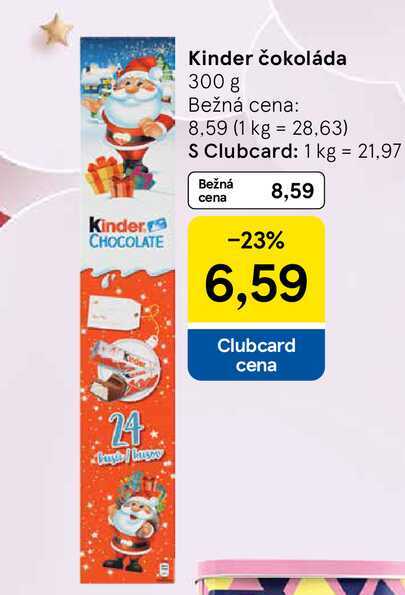 Kinder čokoláda 300 g