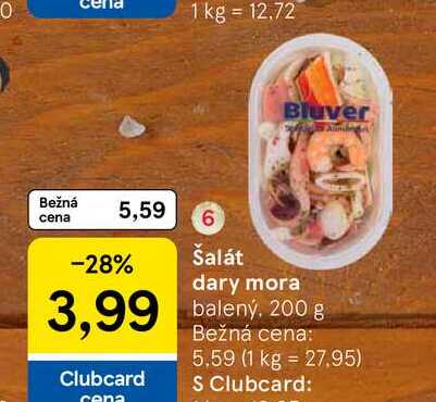 Šalát dary mora balený, 200 g