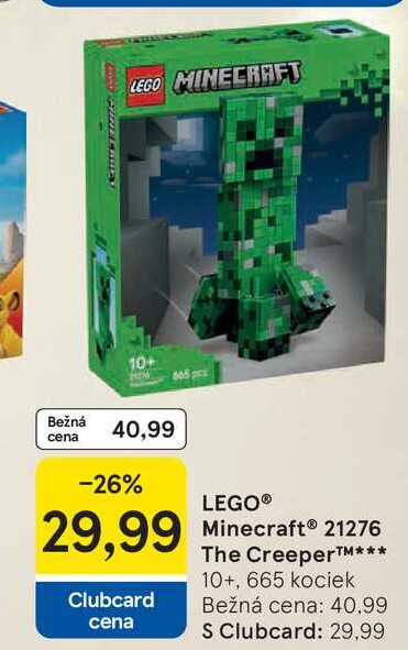LEGO® Minecraft® 21276 The CreeperTM 10+, 665 kociek 