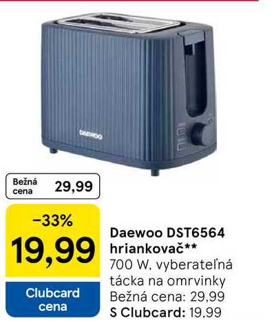 Daewoo DST6564 hriankovač