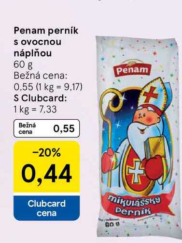 Penam perník s ovocnou náplňou 60 g 