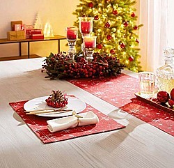 Vianočné dekorácie Star - prestieranie