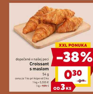 Croissant s maslom 54 g