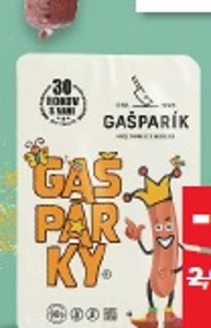Gašparík Gašpárky Detské párky