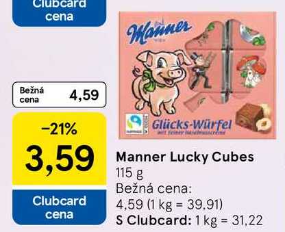 Manner Lucky Cubes 115 g