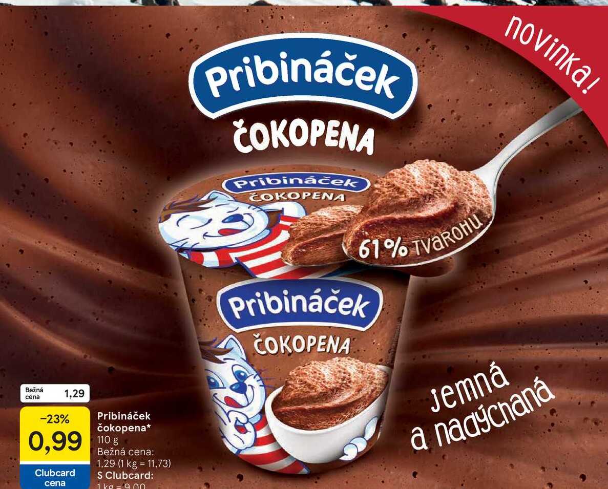 Pribináček čokopena 110g