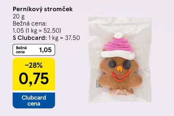 Perníkový stromček 20 g 