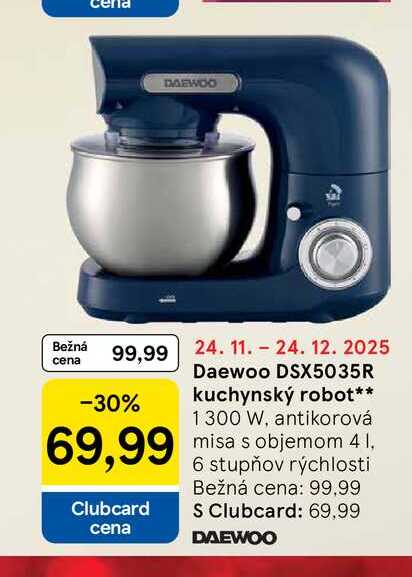 Daewoo DSX5035R kuchynský robot